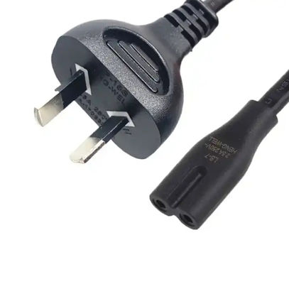 7.5A 250V AU Кабель питания SAA 2 штифта с расширителем C7