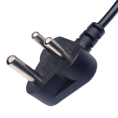 AC India Power Cord 3 Pin Plug 16A 250V Электрическое расширение IEC C13 BIS кабель
