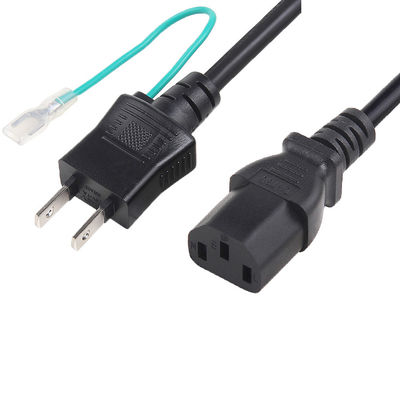 12A 125V Japan Power Cord PSE To C13 Включатель черный с заземлением