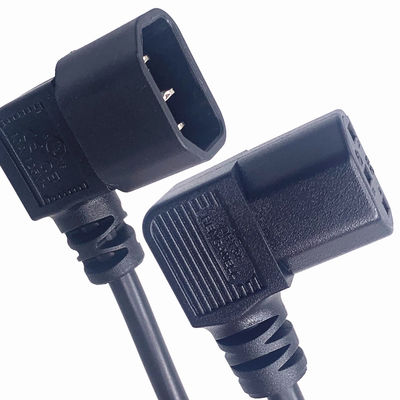 IEC 90 градусов Кабель питания C13 C14 PDU 10A 125V соединитель 2m 3m